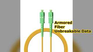 Armored Fiber Optic Cable SC APC HXCOWO Data Transmission