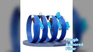 Armored Fiber Optic Patch Cord SC UPC E2000