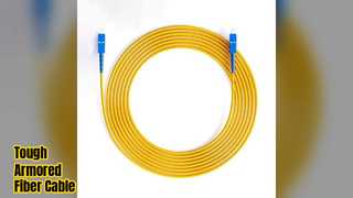 Armored Fiber Optic Cable SC UPC Simplex
