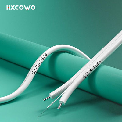 Buy SM G652D G657A GJXH Indoor Optical Fiber Cable With LSZH Jacket 2 Core online manufacture