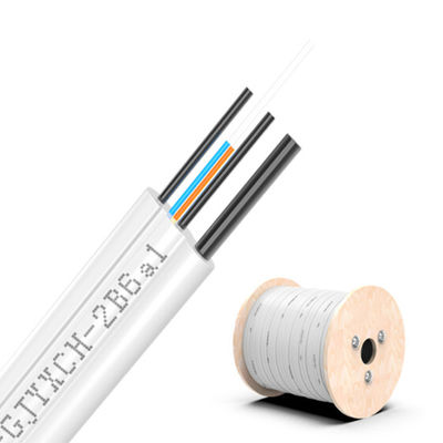 Buy Fiber count 1/2/4 Cores HXCOWO GJYXFCH GJYXCH FTTH Fiber Optic Drop Cable for Outdoor online manufacture