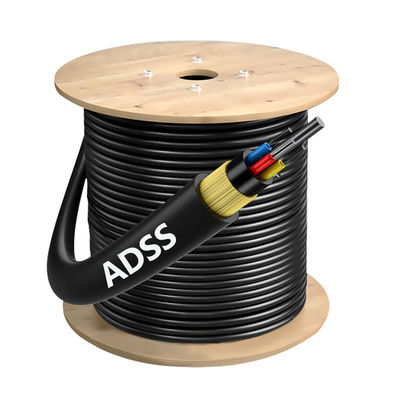 Buy Dielectric ADSS Fiber Optic Cable G652D G657A1 G657A2 Outdoor Aerial Fiber Optic Cable online manufacture