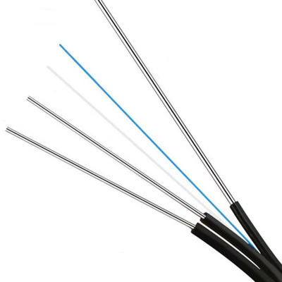 Buy 12 Core SM G655 Fiber Optic Cable GJYXCH Drop LSZH Telecom Comunication PE Jacket PVC online manufacture