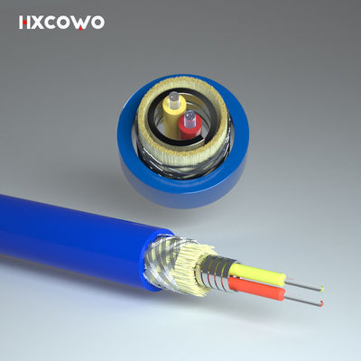 Buy LSZH TPU Flexible Spiral Steel Armored Fiber Optical Cable For Dustproof Function online manufacture