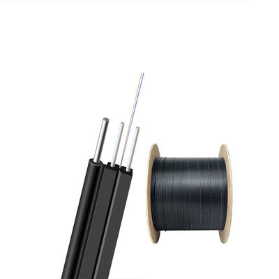 Buy 1km Roll Fiber Optic Drop Cable Outdoor FTTX FTTH 1/2/4 Cores HXCOWO Cable 's List online manufacture