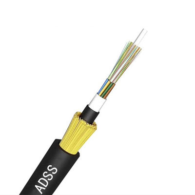 Buy ADSS 24 Core Fiber Optic Cable With High Tension Wire Double Jacket online manufacture