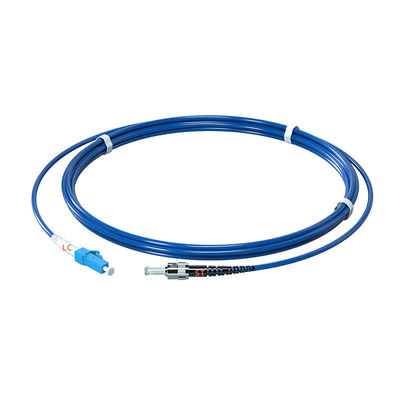 Buy SM LC/UPC to ST/UPC Simplex Armored Fiber Optic Patch Cord Easy and Quick Installation online manufacture