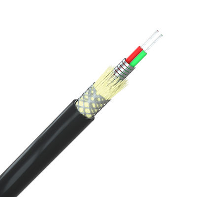 Buy Customized Color HXCOWO Spiral Steel Tube Indoor Outdoor Armored Fiber Cable online manufacture
