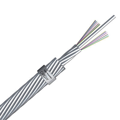 Buy 12 Core Aerial OPGW OPPC Armoured Fiber Optic Cable G652D G655 5km 3km 2km online manufacture