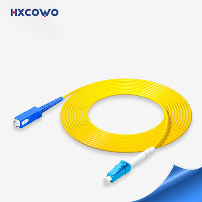 Buy SM Yellow Jacket Armored Fiber Patch Cord HXCOWO SC/UPC-LC/UPC online manufacture