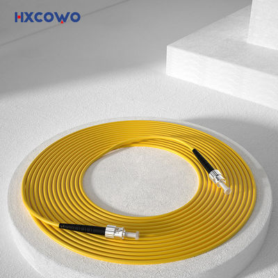 Buy G652D Single Mode Armored Fiber Optic Cable Patch for 850nm/1310nm/1550nm by HXCOWO online manufacture