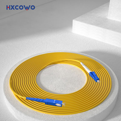Buy HXCOWO LC SC/UPC Optical 1M Single Mode Single Core 3.0mm Fiber Cable Patch for FTTX online manufacture