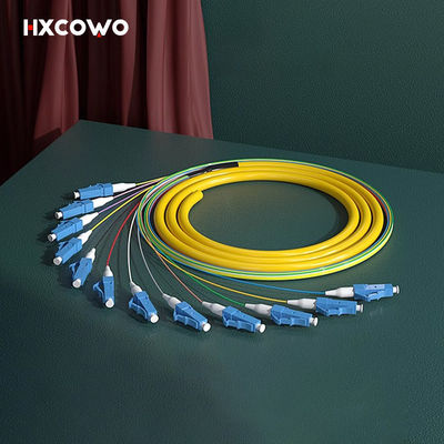 Buy 4G Compatible LC UPC Pigtail SM Single Mode Fiber Pigtails 0.9mm LSZH Jacket online manufacture