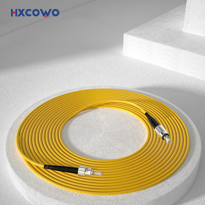 Buy HXCOWO Single Mode 9/125 OS2 FC To ST Simplex OFNR 2.0mm Armored Fiber Optic Cable Patch online manufacture