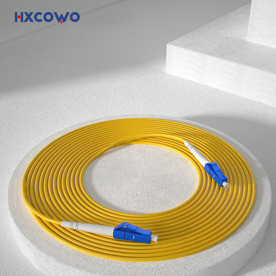Buy HXCOWO FTTH Simplex Fiber LC APC UPC G652D/G657A1 SM Jumper Armored Fiber Optic Cable Patch online manufacture