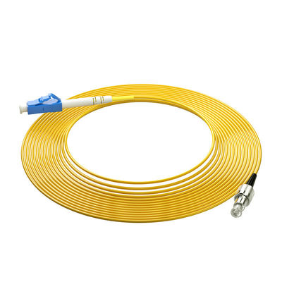 Buy FTTH FTTxFTTB Network Customized Colors 2.0mm OS2 Single Mode Coupler Fiber Optic Cable with LC/UPC-FC Connectors online manufacture