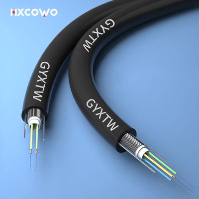 Buy GYXTW Armoured Fiber Optic Cable HXCOWO Singlemode Self Supporting online manufacture