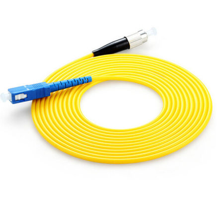 Buy Network 4g PVC LSZH SC To FC OM3 Multi-Mode 3m Fiber Optic Cable Patch with 3m Length online manufacture