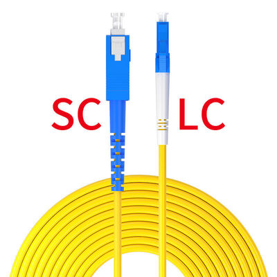 Buy Customized PVC/LSZH Fiber Optic Cable Patch with SC/FC/LC/ST Connector Type by HXCOWO online manufacture