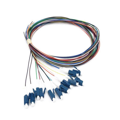Buy LC SM 9/125 UPC Optical Fiber Pigtail 1m FTTN Multimode Fiber Pigtail online manufacture