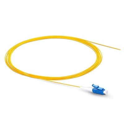 Buy Yellow Jacket LC UPC Pigtail 2.0mm 1m Length Fiber Optic Cable Pigtail online manufacture