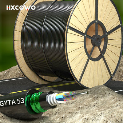 Buy G652D/G657A1/G657A2 Fiber Optic Cable GYTA53 6-288 Core for Telecom Comunication online manufacture