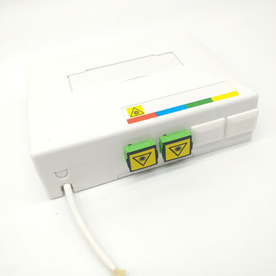 Buy 2 Ports Fiber Optic Terminal Box 10 FTTH Access Indoor Fiber Termination Box online manufacture