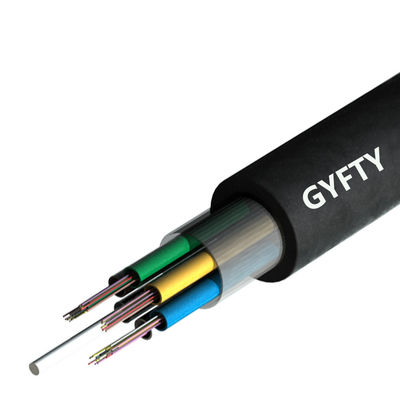 Buy Outdoor Fiber Cable GYFTY 2 4 6 8 144 Core Per Meter Laser Drop FTTH Outdoor Cable online manufacture