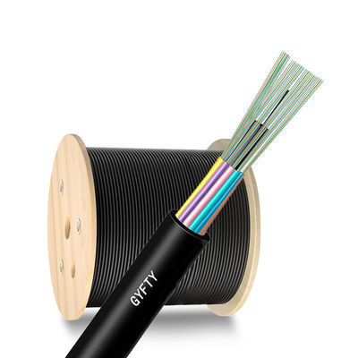Buy HDPE Jacket HXCOWO GYFTY 2-288Core SM G652D Duct Fiber Optic Cable for Connection online manufacture