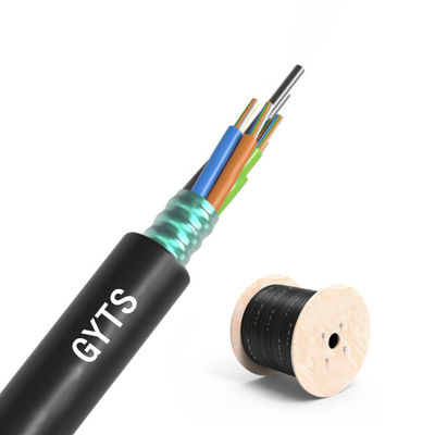 Buy Custom Outdoor Armored Fiber Optic Cable 2 4 6 8 24 32 48 84 96 144 288 Cores online manufacture