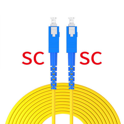 Buy 1core Fiber Optic Patch Cord SC To SC UPC/APC 2.0mm/3.0mm G652D/G657A for in FTTH online manufacture