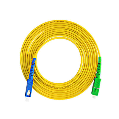 Buy 2.0mm 3.0mm Single Mode Fiber Patch Cord SC SC APC UPC Fiber Jumper online manufacture