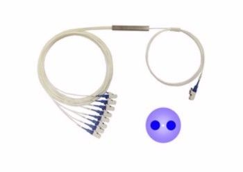 Buy Polarization Maintaining PLC Fiber Optic Splitter 1x16 Optical Splitter online manufacture