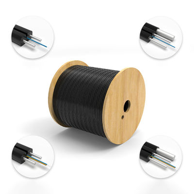 Buy Outdoor Armored Fiber Optic Cable GJYXCH with 2200N/10cm Flattening Force 40~+70 Operating Temperature and Wooden Drum Package online manufacture