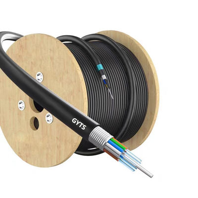 Buy Underground Armored Fiber Optic Cable with ITU G652D/G657A/OM1-OM4 Fibers Compliant with YD/T901-2009 & IEC 60794-1 Standards online manufacture
