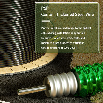 Buy Custom Length Armored Outdoor Fiber Cable Numerical Aperture 0200±0015NA Offers Protection Against Environmental Hazards online manufacture