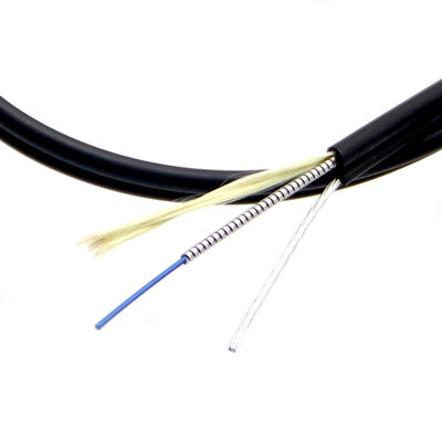 Buy Indoor Outdoor FTTH G657A LSZH Armored Fiber Optic Cable with 2-288 Cores for Data Center and Communication Networks online manufacture