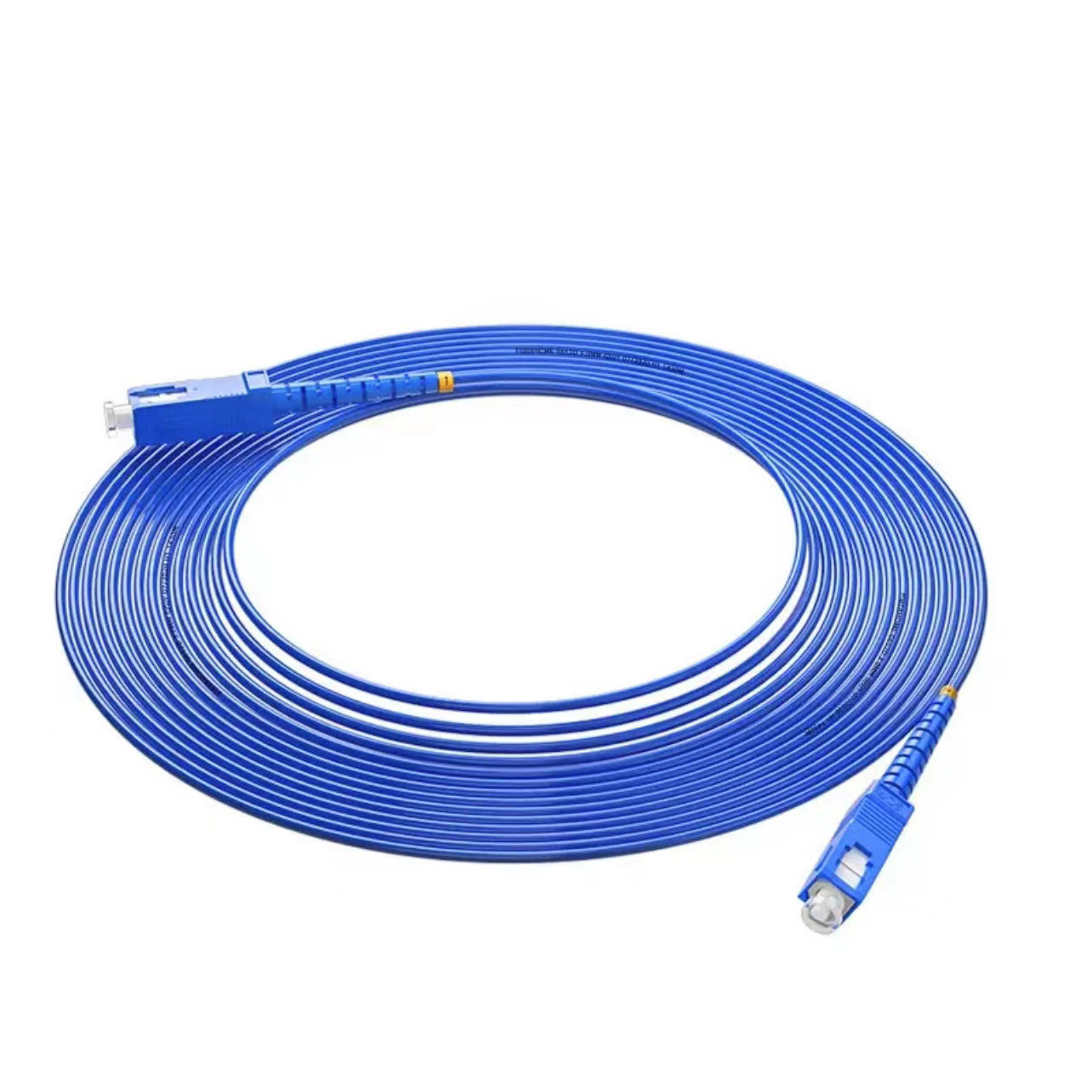 HXCOWO FTTH Solution Flexible Spiral Armored Fiber Optic Patch Cable ...