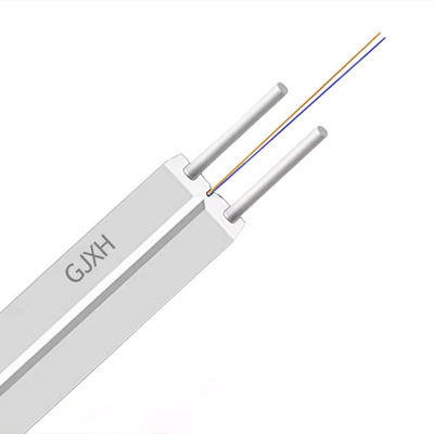 HXCOWO GJXH FTTH Communication Drop Fiber Optic Cable White Black Custom Length