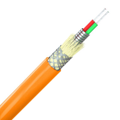 Bundled Spiral Indoor Outdoor Armored Fiber Customized Tactical Multimode Fiber