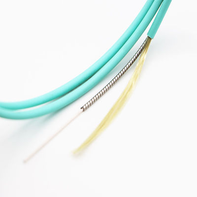 Custom Length Indoor Spiral Steel Armoured Tactical Field Fiber Optical Cable for High Speed Data Transmission