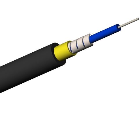 10D Bending Radius PVC Outer Sheath Flexible Stainless Steel Armored Fiber Optic Cable for Manufacturing Vendors' Needs