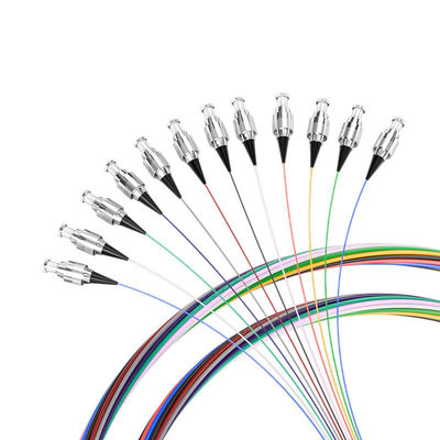 G657 12Color 0.9mm 1.5M Fiber Optic Pigtail for FTTX Wavelength 850nm/1310nm/1550nm