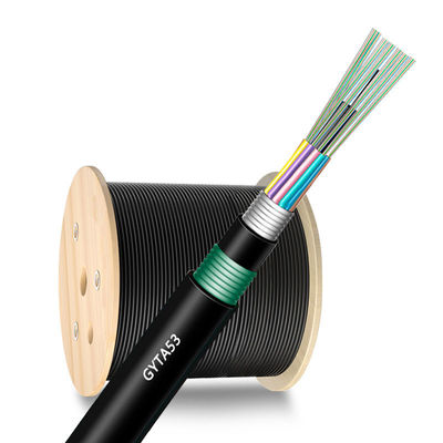 48 96 144 Core GYTA53 Direct Burial Fiber Optic Cable For Outdoor Networking Discount