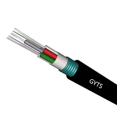 HXCOWO Steel Armoured Fibre Optic Cable Aerial Duct 6 12 24 48 96 144 Core GYTS