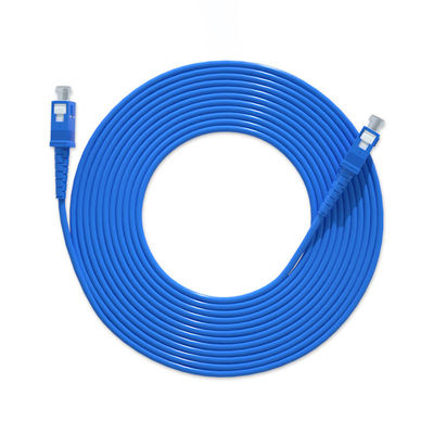 HXCOWO Single Mode Simplex SC UPC Fiber Jumper Spiral Armored Fiber Optic Cable Patch