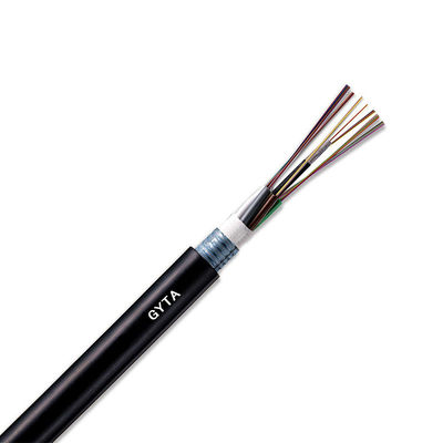 12/24/48 Cores Armored Fiber Optic Cable For Outdoor Telecom Comunication Aerial Steal
