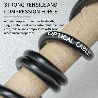 Custom Length Armored Outdoor Fiber Cable Numerical Aperture 0200±0015NA Offers Protection Against Environmental Hazards
