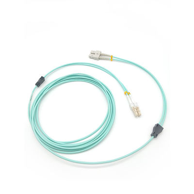 LSZH 3.0mm Duplex 5M Stainless Steel Armored ZIP Fiber Patch Cord For Data Centers