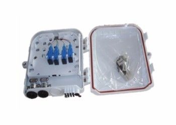 FTTH-0208 Fiber Optic Termination Cabinet , Network Fiber Optic Cable Connection Box